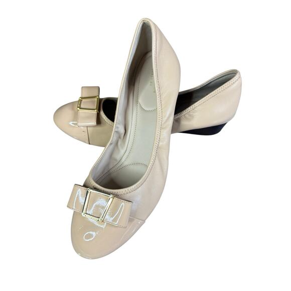 Elegant Cream Wedge Shoes - Picture 2 of 14